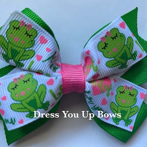 Pinza para el pelo con forma de rana pequeña verde de 7,6 cm, ideal para bebés, niños, adolescentes, adultos y mujeres.