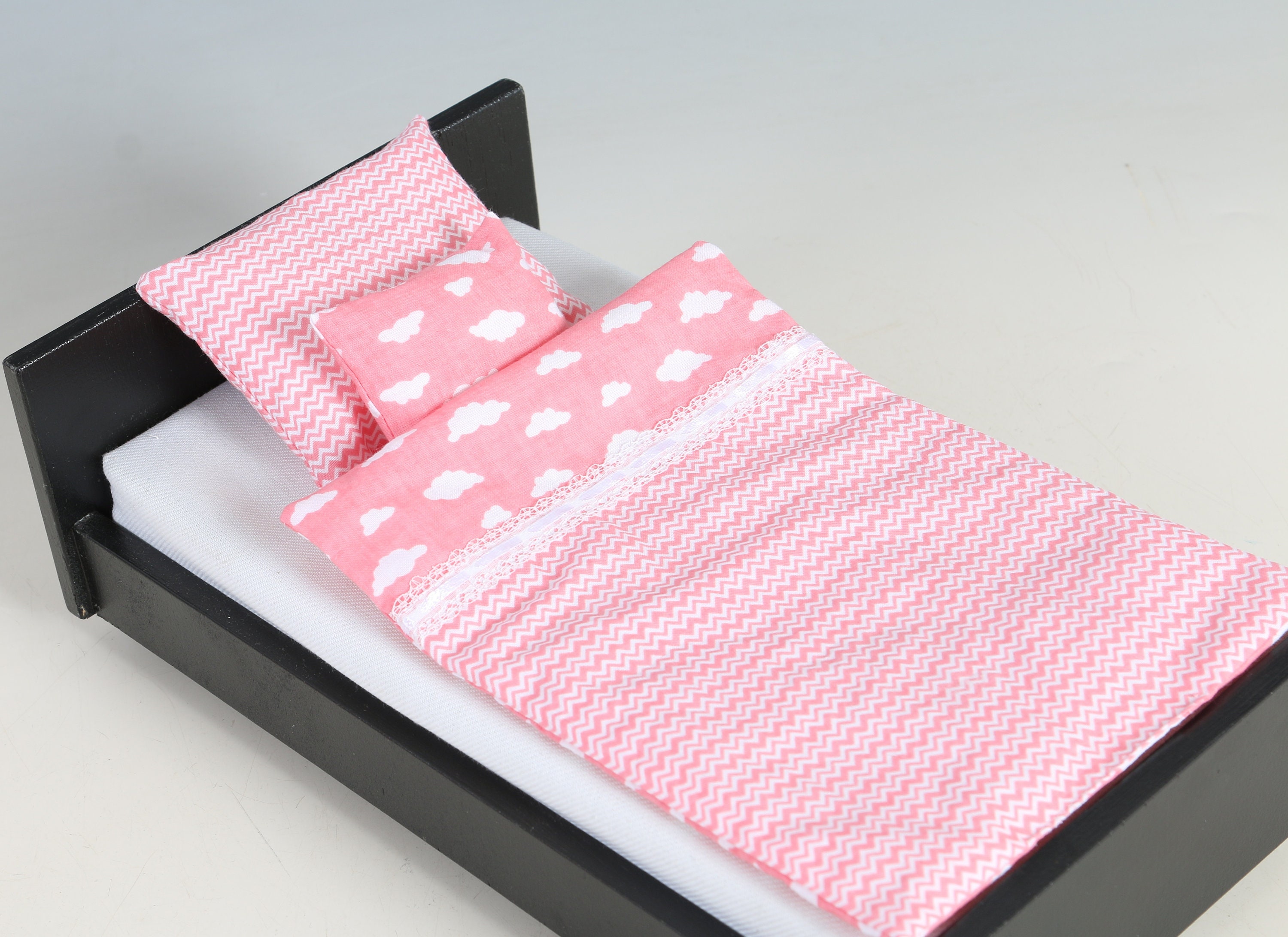 Doll bedding for Barbie 3piece set Etsy