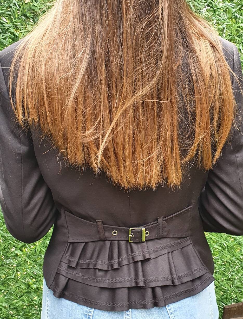 Black Elegant Office Jacket Women 