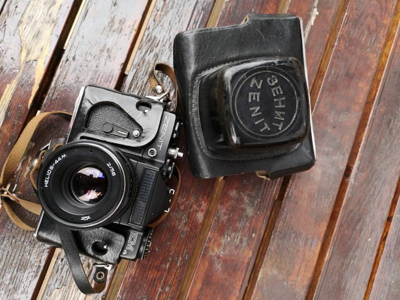 with gift USSR camera made in ussr Working Zenith em Moscow 1980 olympic games Soviet camera