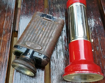 Set of 2 Vintage flashlights Military flashlight, Army flashlight, Collectible pocket lamp Made In Germany Damion Mini Flashlight