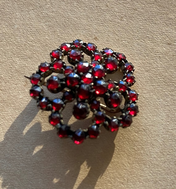Bohemian garnet best sale brooch