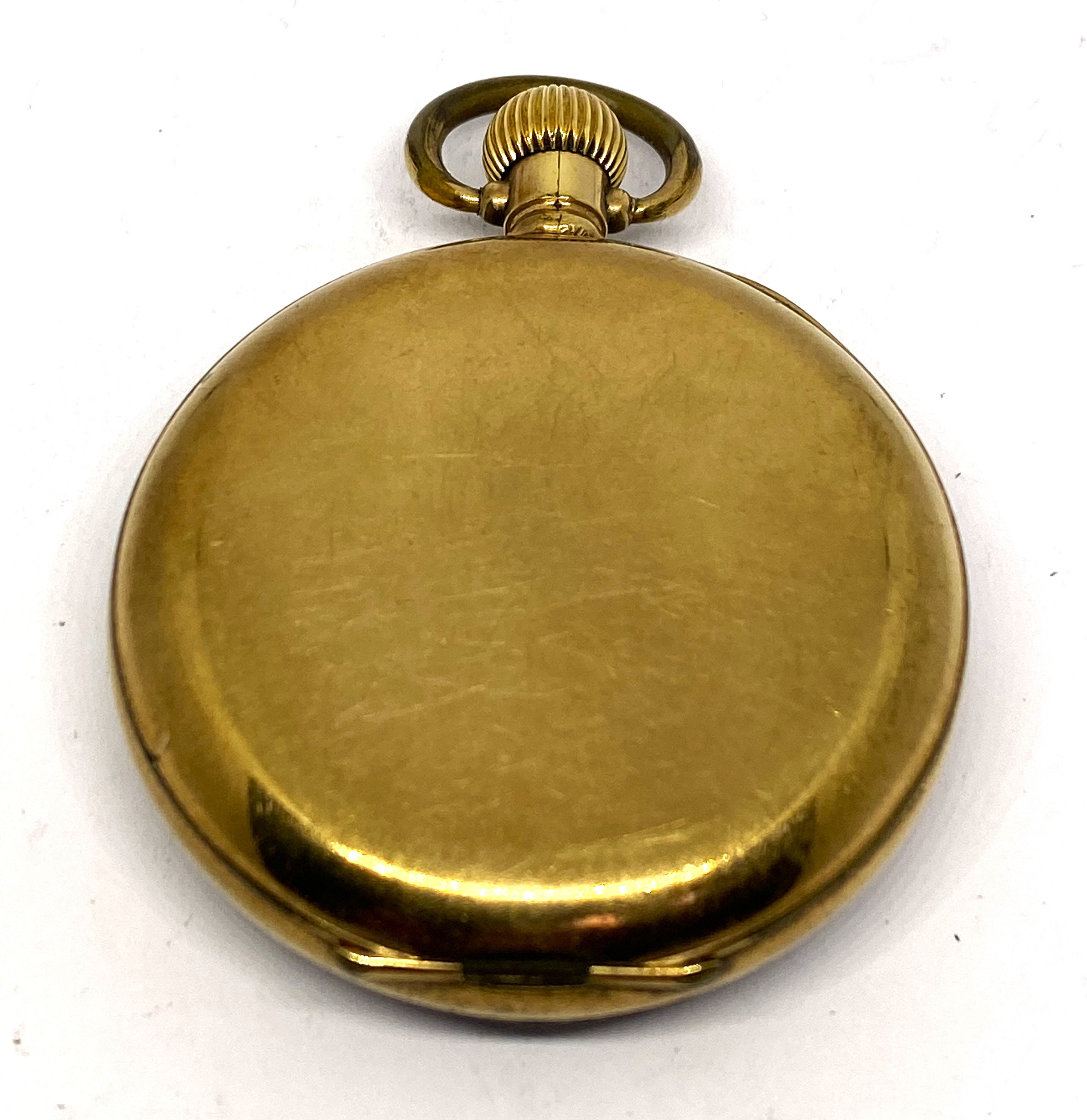 Antique Gold Plated Pocket Watch Etsy