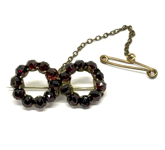 アンティーク ボヘミアン ガーネット ブローチ - Etsy 日本