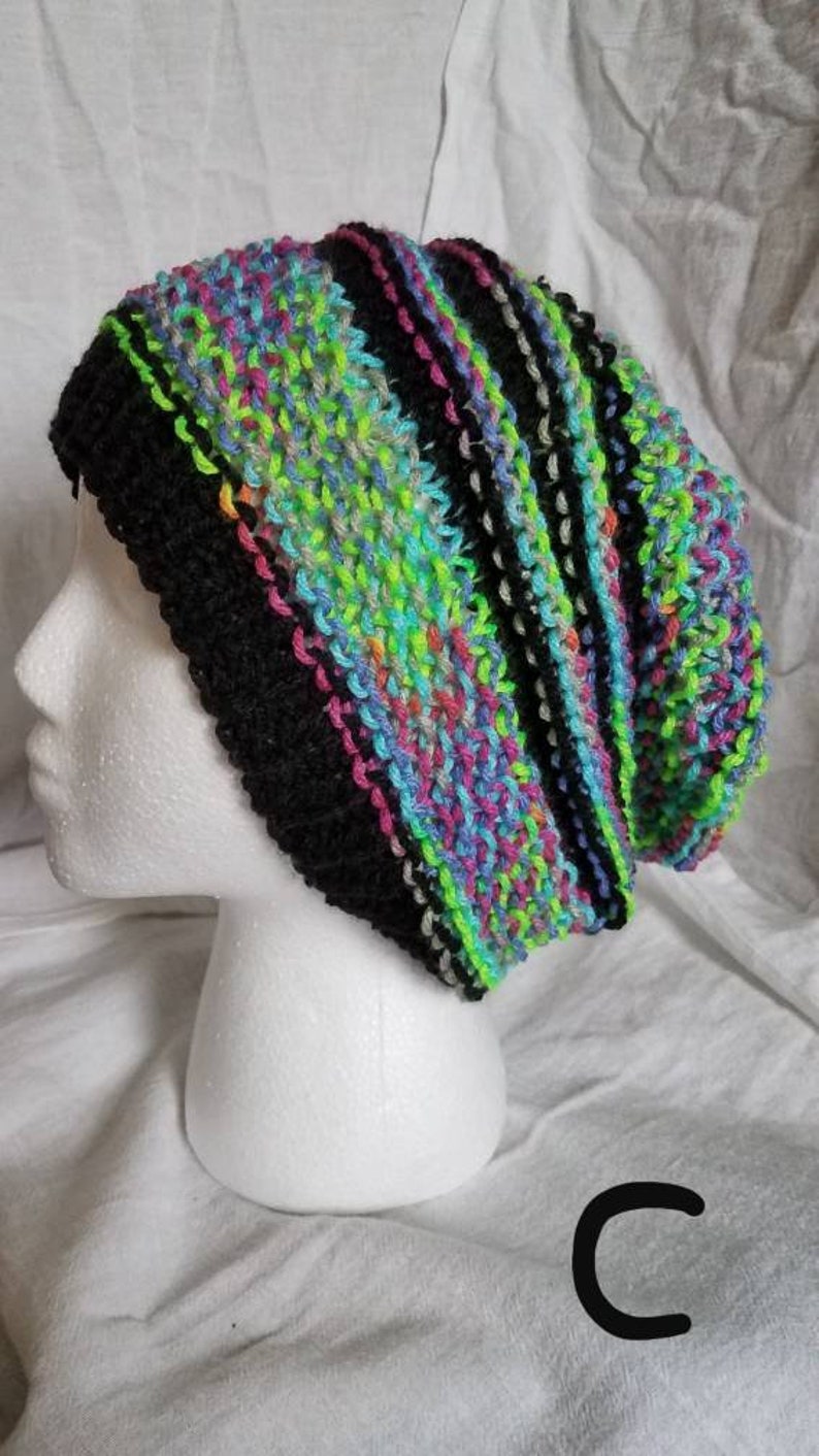 Joker Handmade knitted slouchy baggy hat