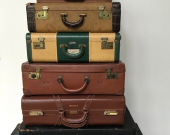 vintage suitcase etsy