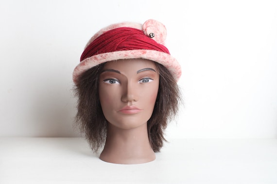 Vintage Women's Felted Cloche Hat - image 1