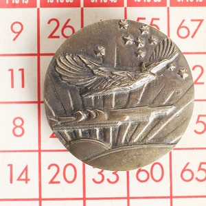 Vintage Brass Eagle Belt Buckle