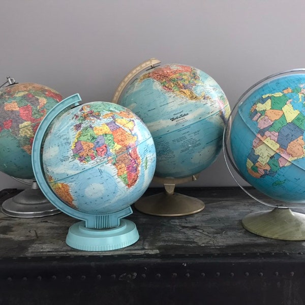 Vintage Globe Etsy
