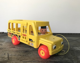 Vintage Fisher Price Flower Bus