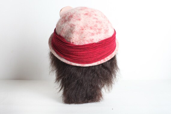 Vintage Women's Felted Cloche Hat - image 3