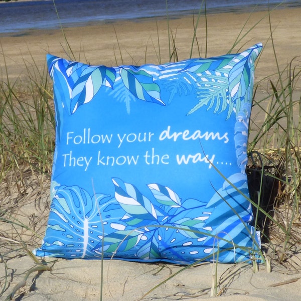 Outdoor Quote Pillow Etsy