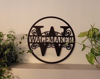 Custom Circular Split Monograms - Get yours now!