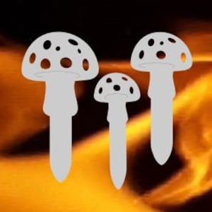 Cute little mushroom house plant decoration SVG / DXF files for plasma and laser