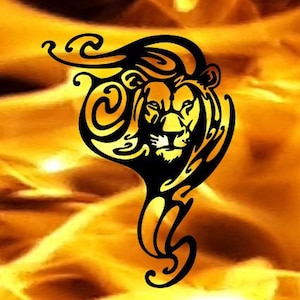 Mystic lion SVG / DXF files for plasma, laser, router