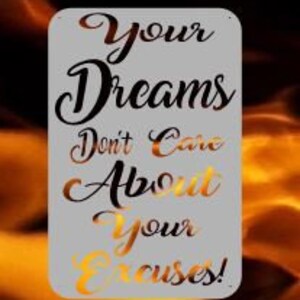 Your Dreams don&#39;t care SVG / DXF files for plasma, laser, router