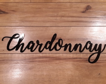 Chardonnay wall deco