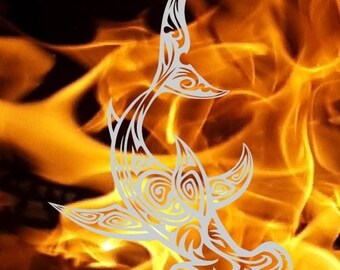 Tribal Hammerhai SVG und DXF Dateien für Plasma und Laser