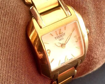 tissot 1853 sapphire crystal watch ladies