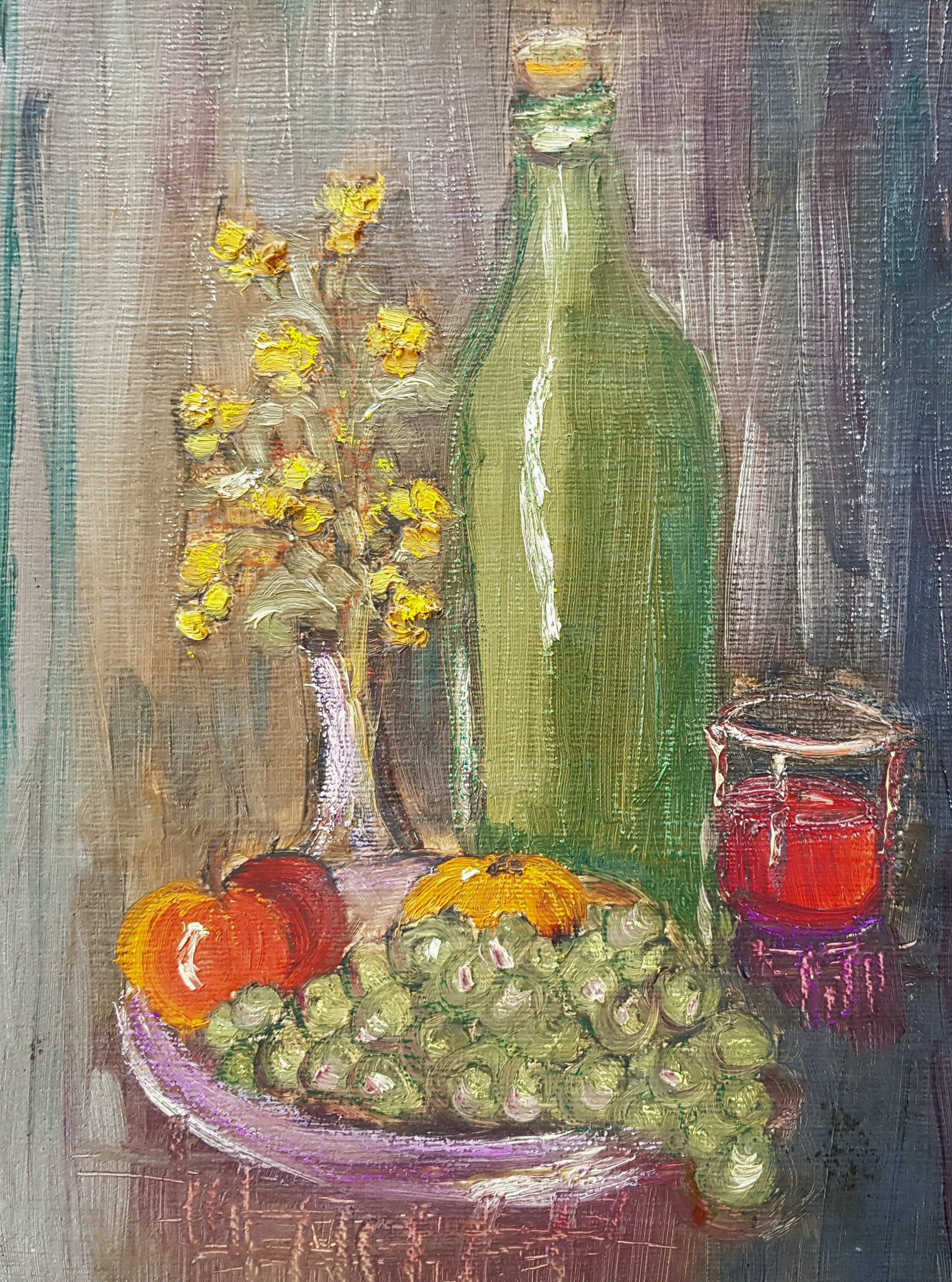 静物油彩画 ぶどうとワインボトル il_fullxfull.5939711795_fh0v.jpg