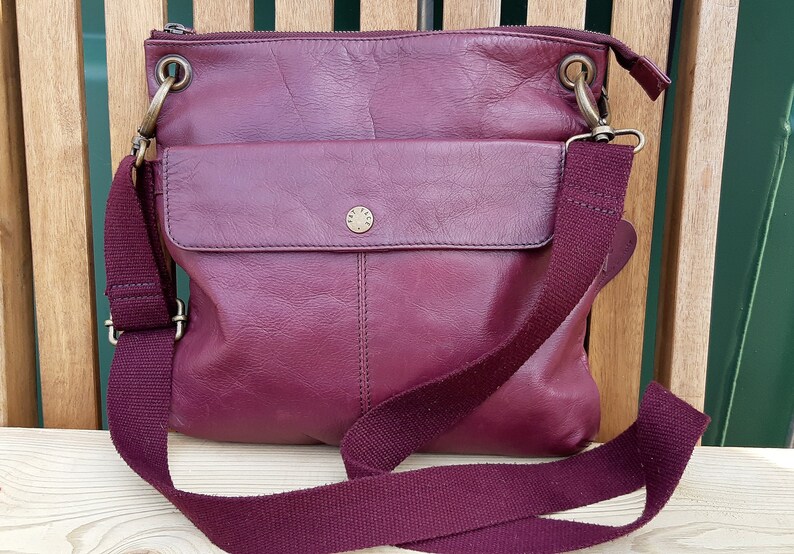 fat face leather purse