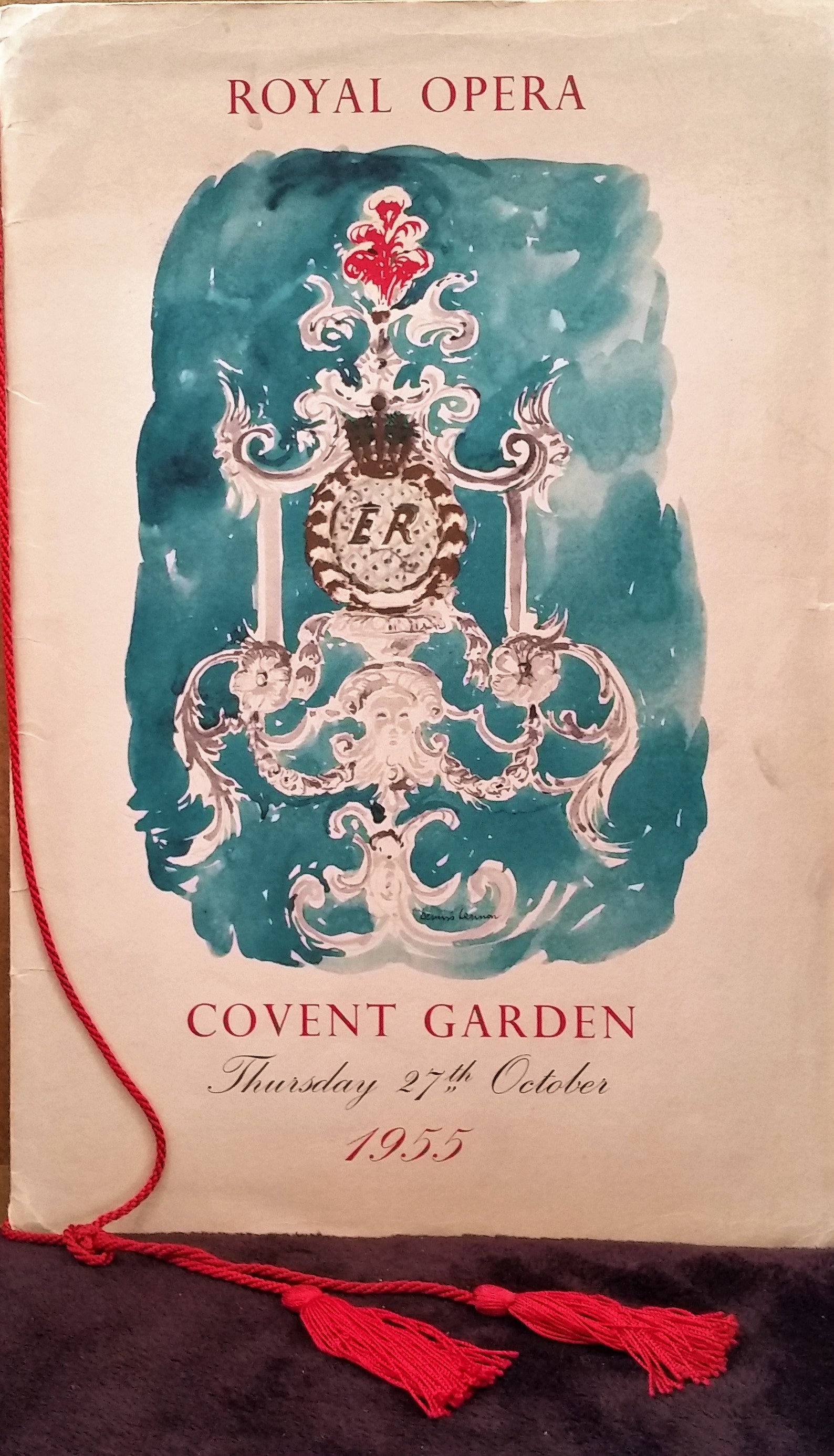 Covent Garden Royal Opera House Program in the Presence of - Etsy
