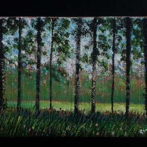 English Pembrokeshire Miniature Landscape Oil Painting By Guy Manning x
