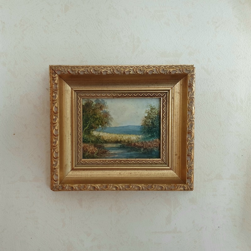 Framed Landscape Painting - Etsy