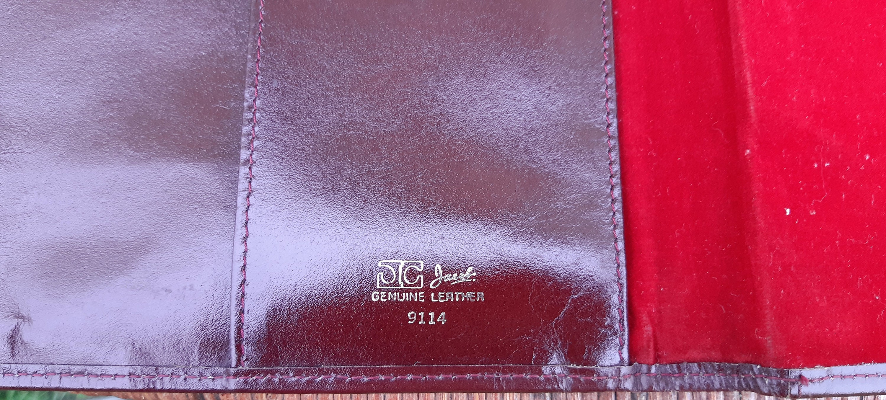 Vintage Leather Portfolio Case Jacob Wine Red Leather Attache Etsy UK