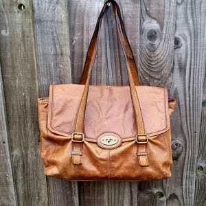Bolso tipo cartera de cuero marrón, estilo desgastado, bolso de hombro tipo cartera de cuero marrón, bolso de hombro tipo tote de cuero, bolso de negocios para el trabajo