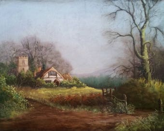 井上護/いのうえまもる 絵画　タリン　サインペン・オイルパステル 現在、この商品の在庫はありません - Etsy