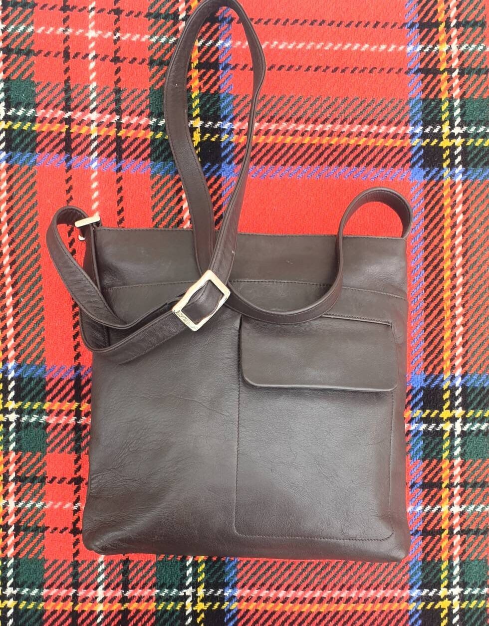 radley brown leather cross body bag