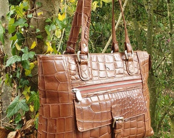 Ashwood Brown Genuine Leather Backpack