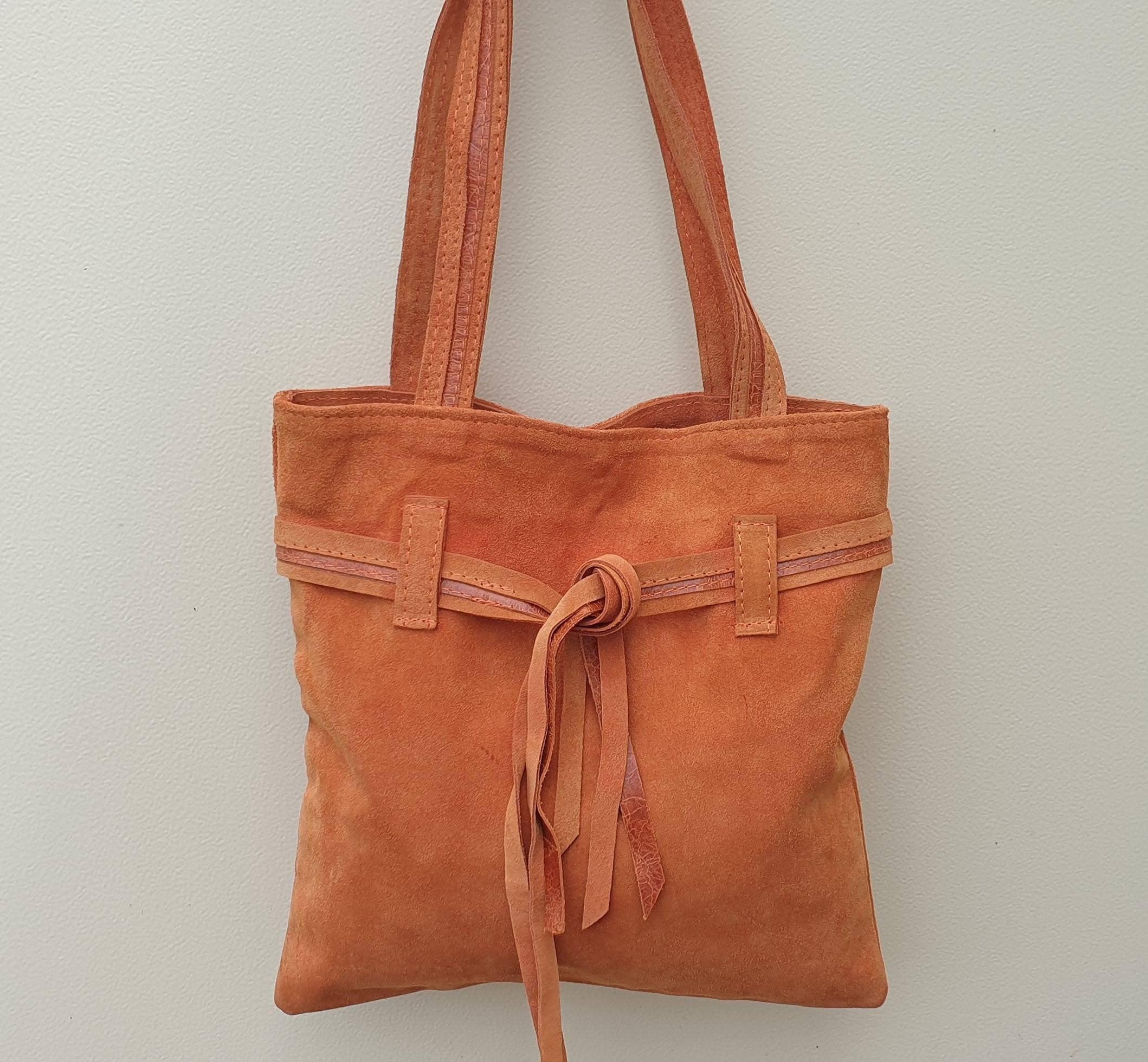 Buy Vintage Orange Bag Online In India -  India