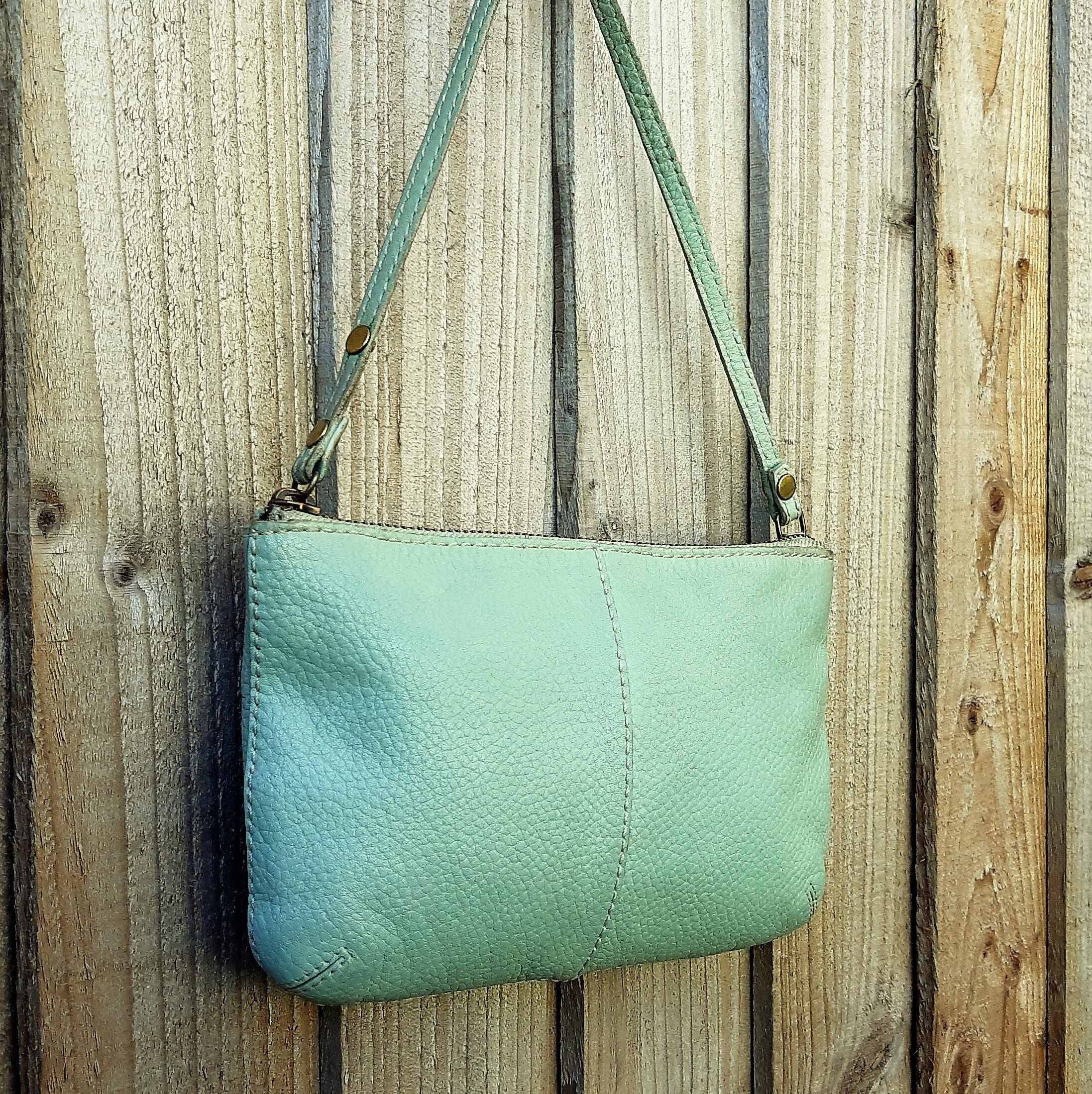 VTG 80s JPG Pale Green Wallet Grab Bag