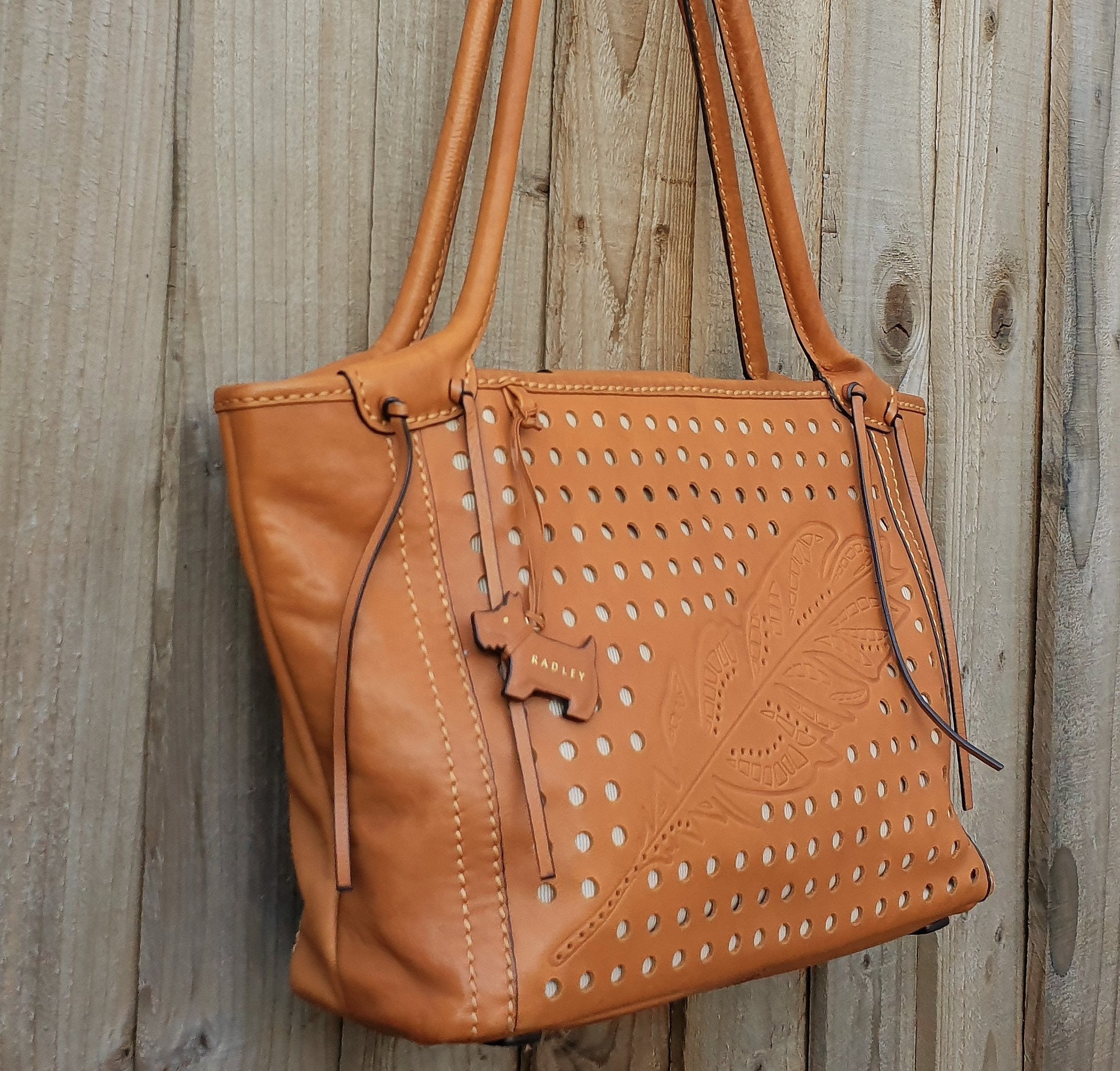 brown cln tote bag