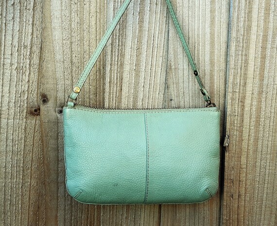 pale green handbag