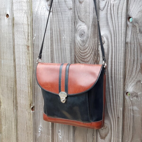 Vintage 70s Messenger Bag Etsy