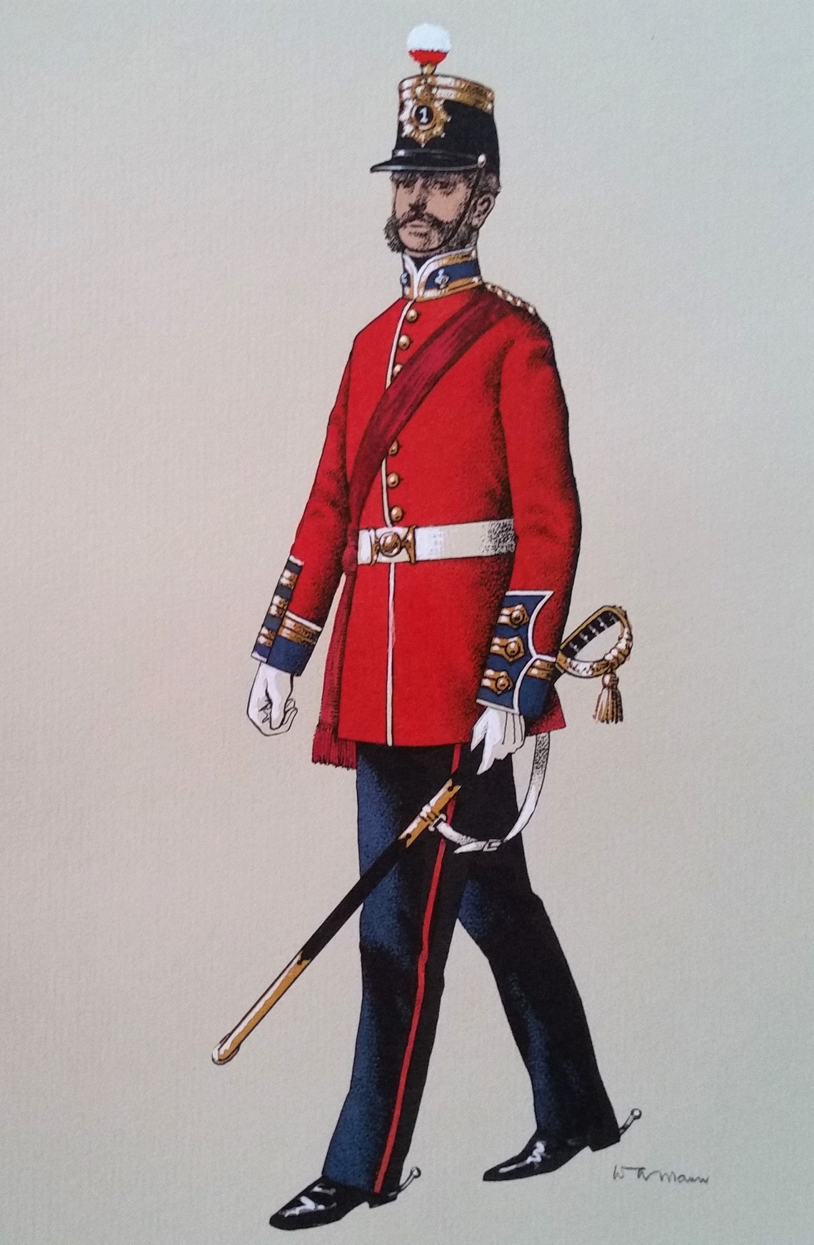Royal Scots the Royal Regiment 1864 Soldier Military Etsy UK
