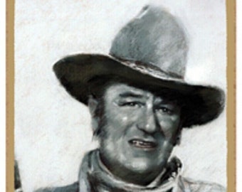 John Wayne The Duke Plaque 5" x 10" Wood Sign