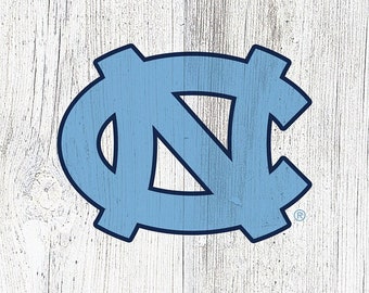 UNC North Carolina Tar Heels Personalized Leaner Sign 48"