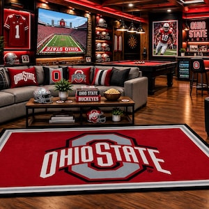 Ohio State Buckeyes Rugs - Etsy