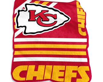 Kansas City Chiefs Throw Blanket Raschel 50x60