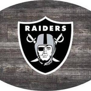 Las Vegas Raiders Sign Wall Art 46&quot; Distressed & Weathered Sign