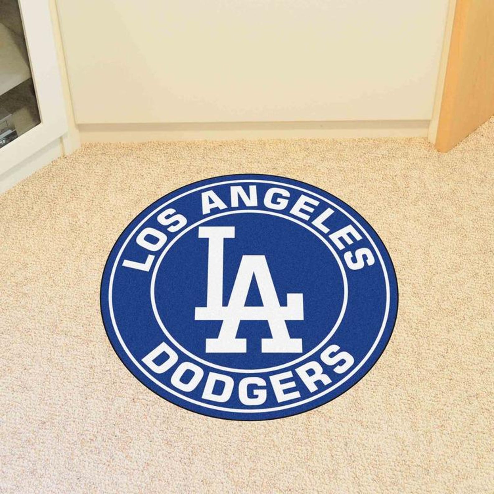 Dodger Rug Los Angeles Dodgers Mat Roundel Round Shaped Mat 27