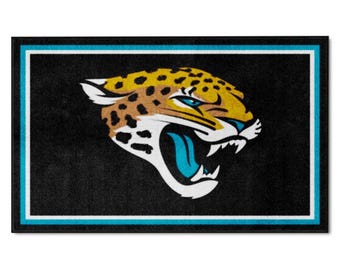 Alfombra de los Jacksonville Jaguars de 3' x 5' Alfombra de área de felpa