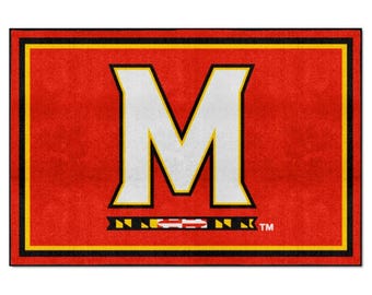 Tapis en peluche Maryland Terrapins, 3 pi x 5 pi, 3 pi x 5 pi
