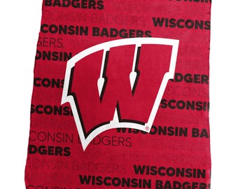 Wisconsin Badgers Blanket Classic Fleece Throw 50 x 60