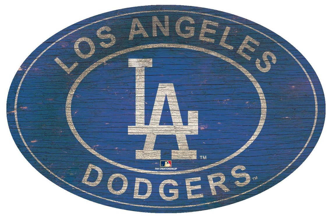 Los Angeles Dodgers Historic Throwback Wall Art 46 Etsy New Zealand