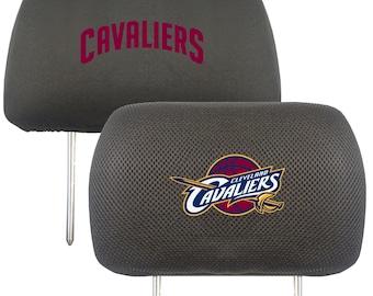 Cleveland Cavaliers 2pc Embroidered Headrest Cover Set